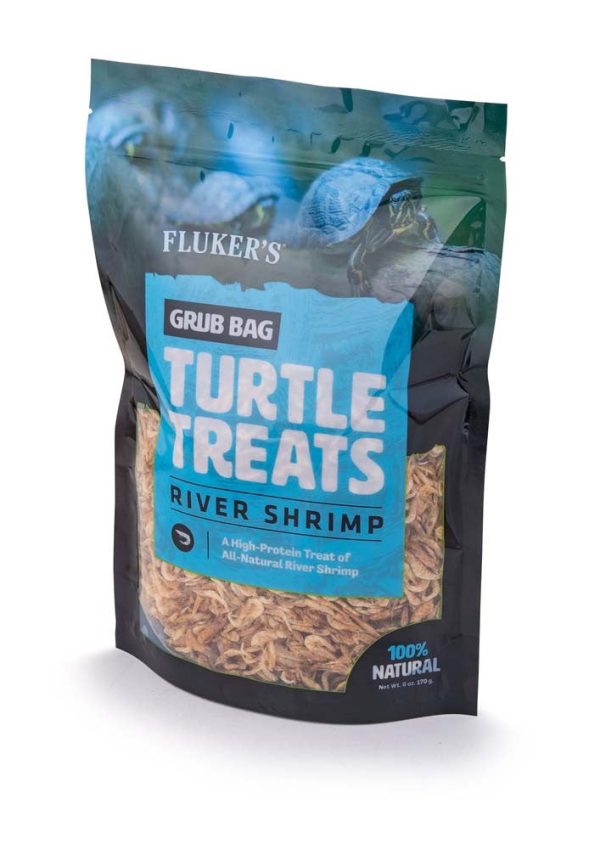 Fluker s Grub Bag Turtle Treat River Shrimp Dry Food 1ea 6 oz Cheap