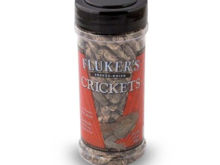 Fluker s Freeze Dried Crickets Reptile Food 1ea 1.2 oz Supply