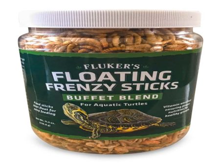 Fluker s Buffet Blend Aquatic Turtles Floating Frenzy Sticks Freeze Dried Food 1ea 11.5 oz Discount