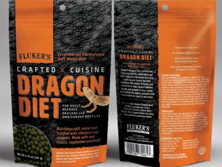 Fluker s Crafted Cuisine Adult Bearded Dragon Diet Dry Food 1ea 6.75 oz Discount