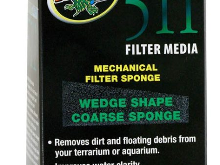 Zoo Med Wedge Shape Coarse Sponge Filter Media for 30   511 Turtle Filter 1ea on Sale