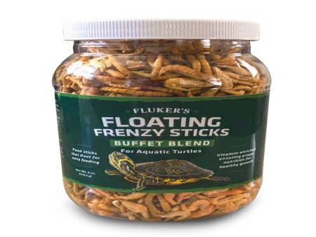 Fluker s Buffet Blend Aquatic Turtles Floating Frenzy Sticks Freeze Dried Food 1ea 6 oz For Sale