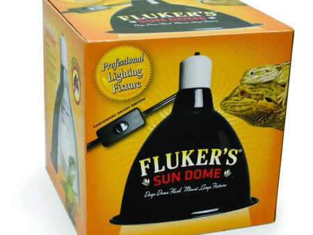 Fluker s Sun Dome Reptile Lamp Black 1ea 8.5 in Cheap