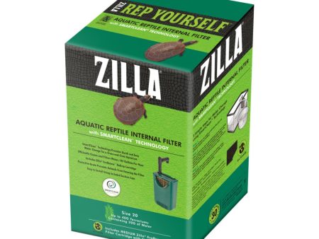 Zilla Aquatic Reptile Internal Filter with SmartClean Technology 1ea Medium Fashion