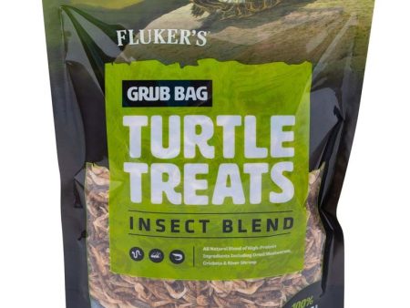 Fluker s Grub Bag Turtle Treat Insect Blend Dry Food 1ea 6 oz For Sale