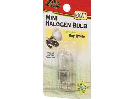 Zilla Light & Heat Mini Halogen Bulbs Day White 1ea 50 W Discount