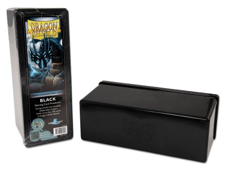 Dragon Shield Four Compartment Box – Black Online Sale