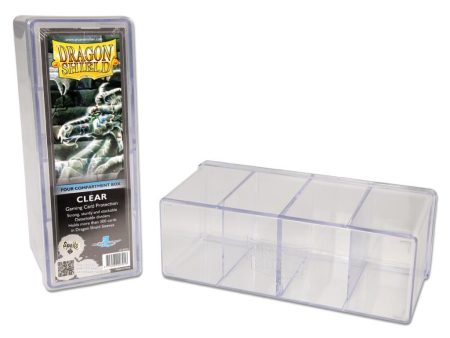 Dragon Shield Four Compartment Box – Clear Fashion