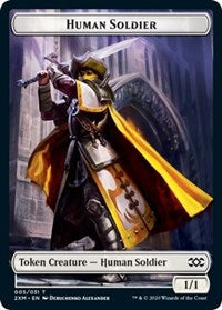 Human Soldier    Servo Double-Sided Token [Double Masters Tokens] Fashion