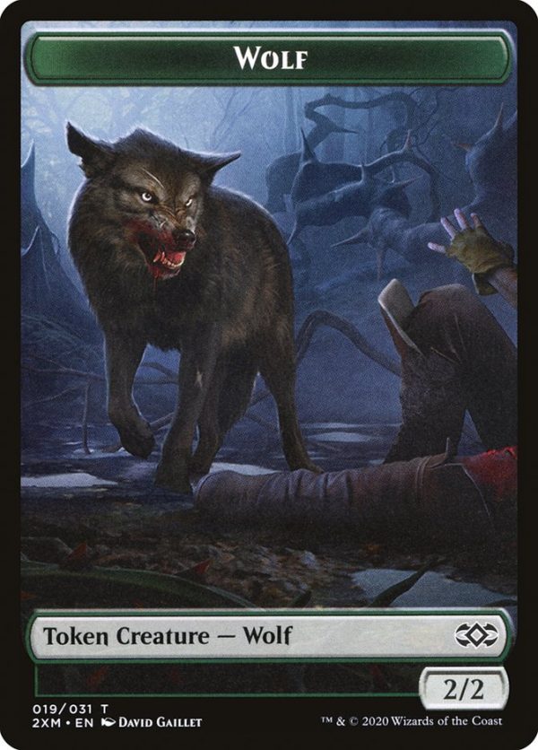 Copy    Wolf Double-Sided Token [Double Masters Tokens] Online