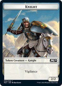 Knight    Soldier Double-Sided Token [Core Set 2021 Tokens] Fashion