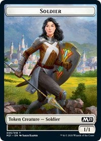 Soldier    Weird Double-Sided Token [Core Set 2021 Tokens] Online Sale