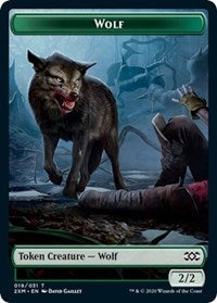 Wolf    Wurm (030) Double-Sided Token [Double Masters Tokens] Online Sale