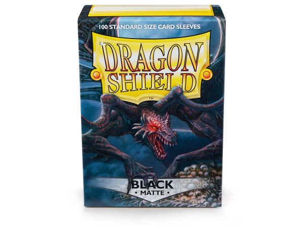 Dragon Shield Matte Sleeve - Black 100ct Online now