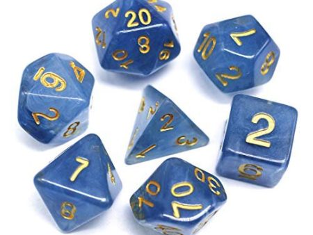 Dice Set - Jade Blue Hot on Sale