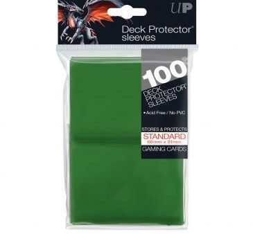 100ct Green Standard Deck Protectors Online now