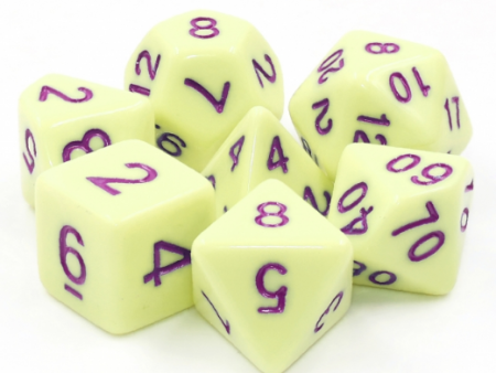 Dice Set - Opaque Eggshell Online Hot Sale