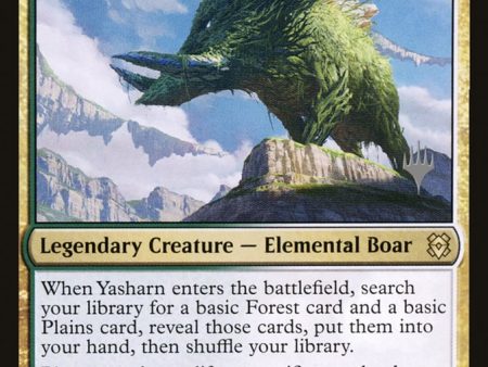 Yasharn, Implacable Earth (Promo Pack) [Zendikar Rising Promos] For Discount