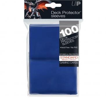 100ct Blue Standard Deck Protectors Supply