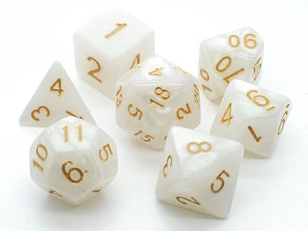 Dice Set - Pearl White Fashion