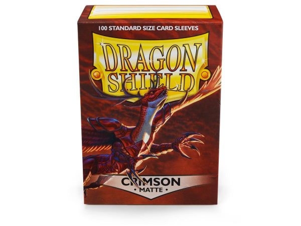 Dragon Shield Matte Sleeve - Crimson  100ct Online now