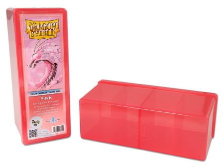 Dragon Shield Four Compartment Box – Pink Supply