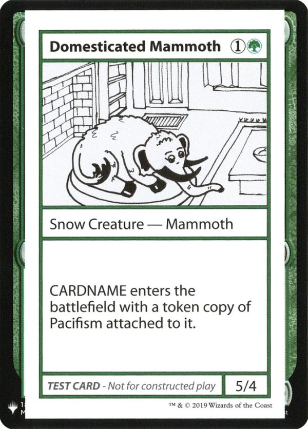 Domesticated Mammoth [Mystery Booster Playtest Cards] Online Sale