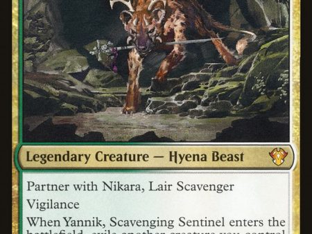 Yannik, Scavenging Sentinel [Commander 2020] For Sale