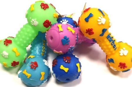 DOG TOY PLASTIC DUMBELL SM For Discount