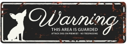 WARNING SIGN MINI CHIHUAHUA BLACK Supply