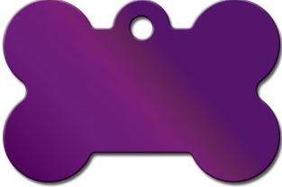 TAG BONE LARGE BRIGHT PURPLE ANORIZED on Sale