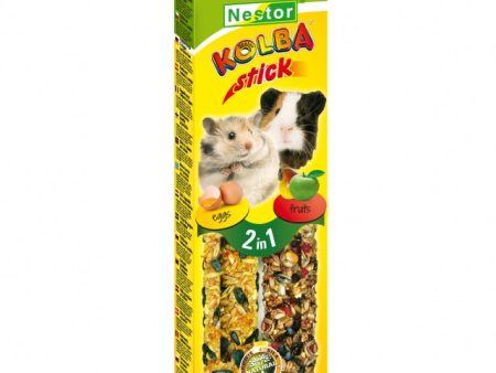 2x RODENT STICKS 2 IN 1 EGG   FRUIT Cheap